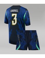 Brazílie Gabriel Magalhaes #3 Venkovní dres pro děti MS 2026 Krátký Rukáv (+ trenýrky)